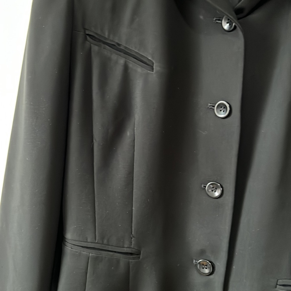 Tahari Vintage Black Padded Blazer - size 10 - Picture 7 of 11